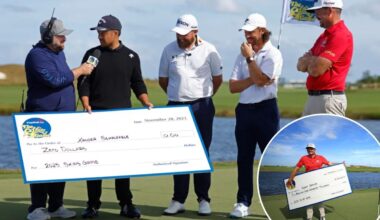 Xander Schauffele awarded 0 check at Skins Game