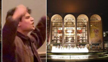 Trio disrupts NYC's Met Opera in wild anti-fascism protest
