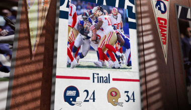 Giants fall to 49ers, 34-24