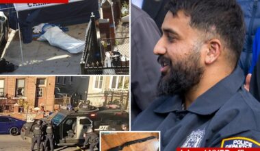 NYPD cop wounded in face during standoff with shotgun-wielding homicide suspect 