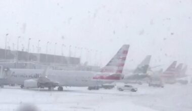 More than 1,400 flights canceled at Chicago airports amid winter storm