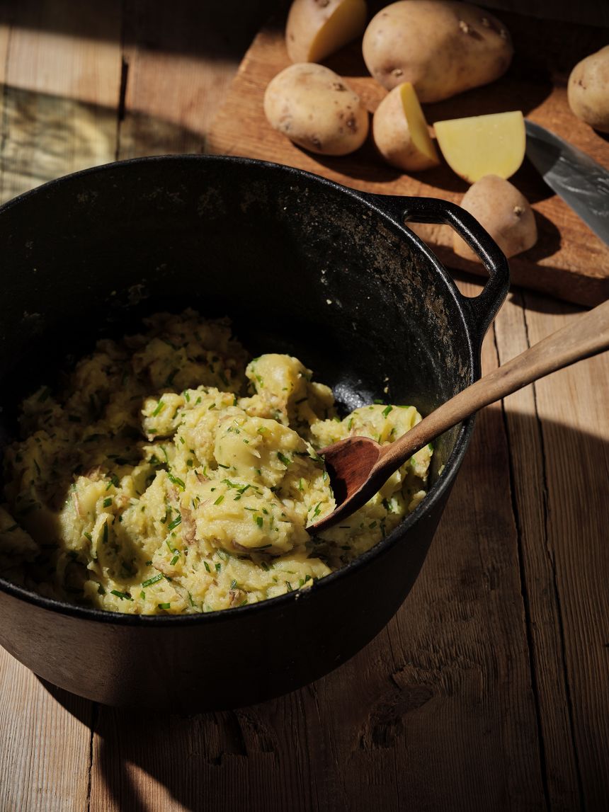 Update an old favorite with healthier ingredients, like Not-Your-Mom’s Whipped Potatoes by blue zones researcher and cookbook author Dan Buettner.