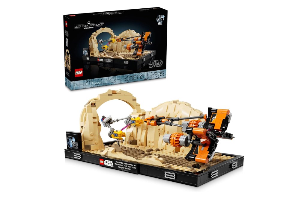 LEGO Star Wars: The Phantom Menace Mos ESPA Podrace Diorama, Build and Display Model for Adults, Star Wars Fan Gift with Anakin Skywalker's Podracer, 75380
