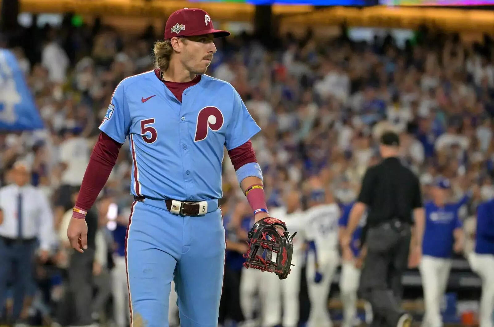 Philadelphia Phillies second baseman Bryson Stott (5)