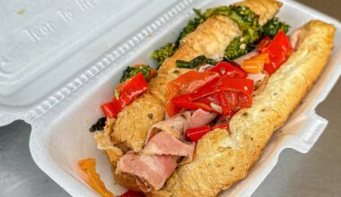 Jimmy's porketta sandwich