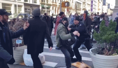 Anti-ICE protesters arrested after clashing with NYC police officers