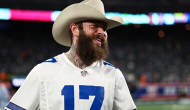 Post Malone Pays Tribute to Marshawn Kneeland at Dallas Cowboys Game