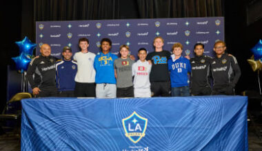 Six LA Galaxy Academy Players Commit to Division I Universities on Fall Senior Signing Day
