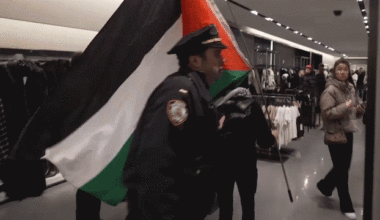 Arrests made as pro-Palestinian protesters burst into ZARA store on Black Friday