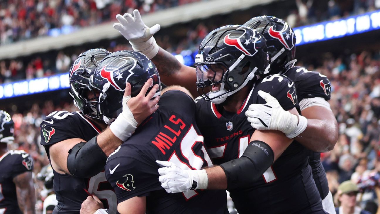 Davis Mills rallies Texans from 19-point deficit vs. Jaguars