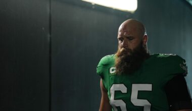 Eagles O-Line misses Lane Johnson's dominance