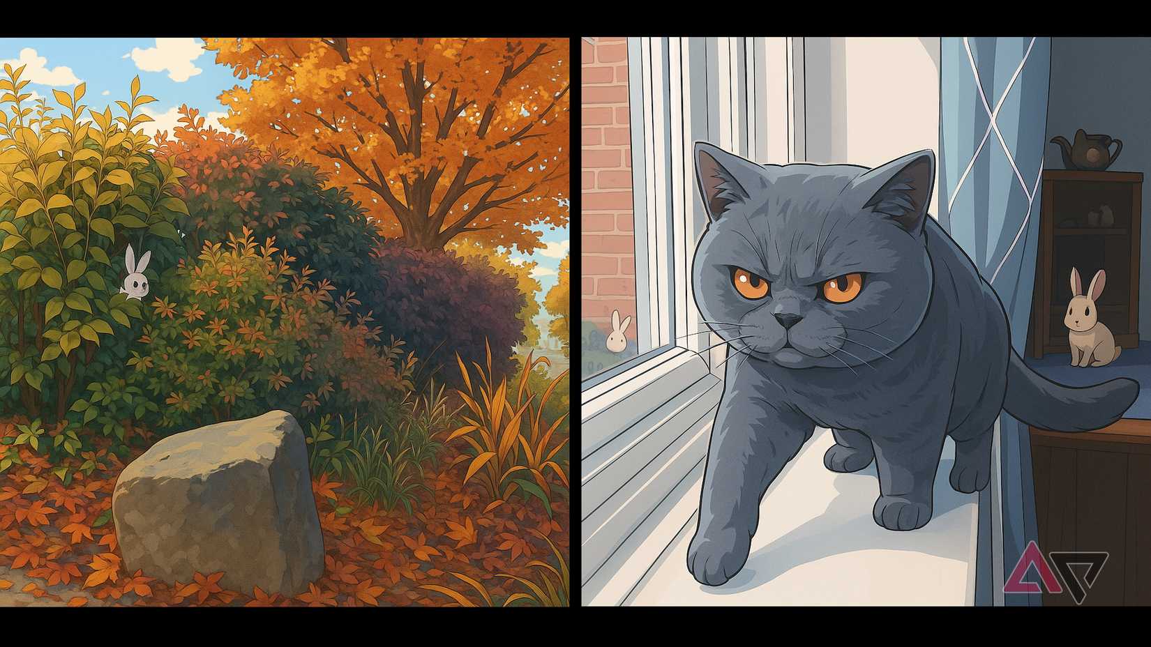 Photos taken with the Rabbit R1 and altered with the Magic Camera