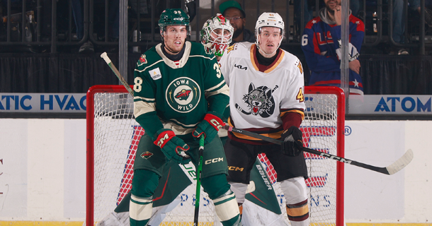 WILD SHUT OUT 4-0 BY WOLVES IN CHICAGO