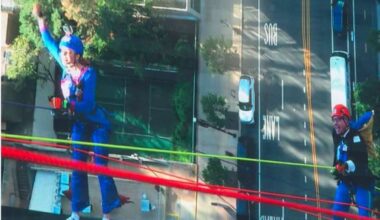 Malvern woman rappels down a Center City building for a good cause