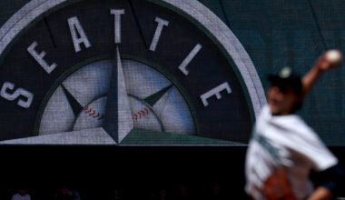 Seattle Mariners general logo Logan Gilbert...