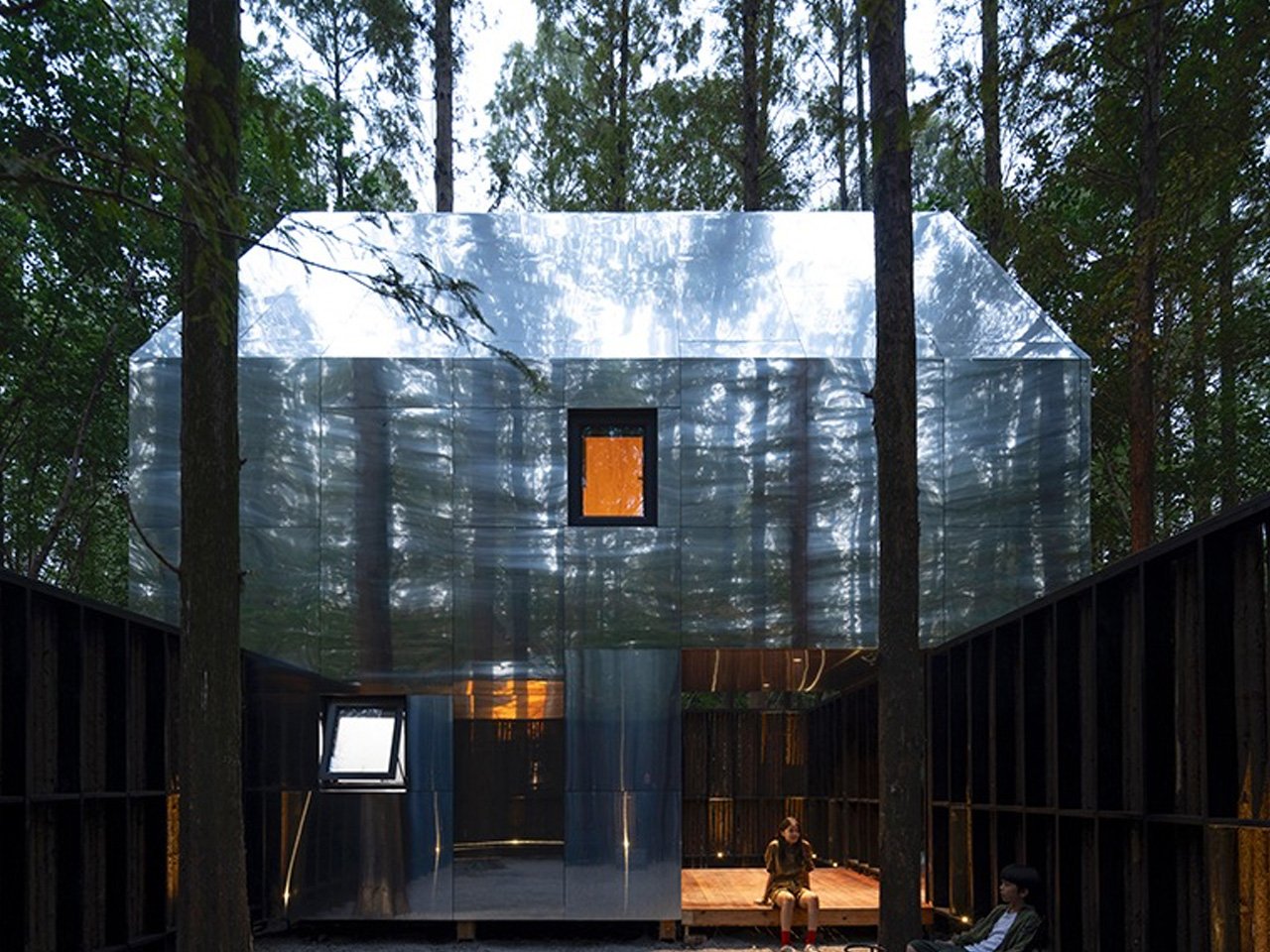 These Elevated Timber Treehouses Transform A Chinese Forest Into A Living Art Gallery