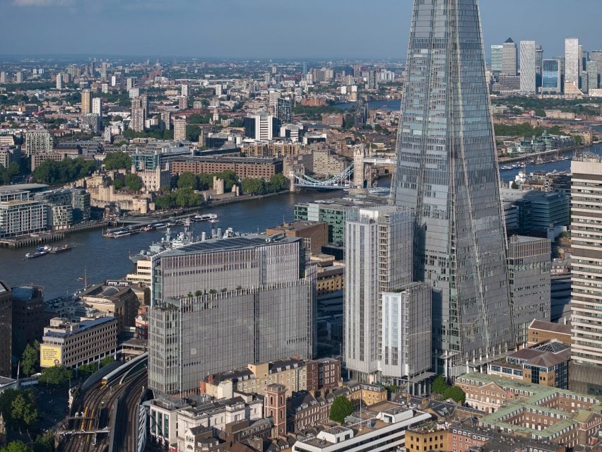 Bird's eye view of The Shard Quarter