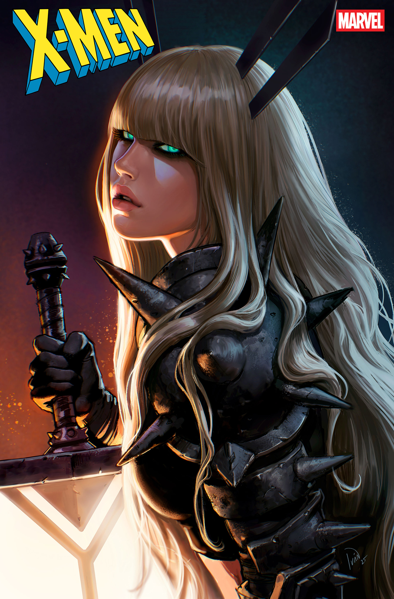 Magik posing with her Soul Sword