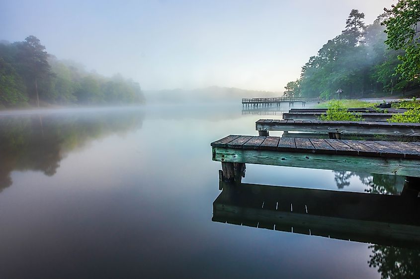 Tishomingo State Park at dawn.