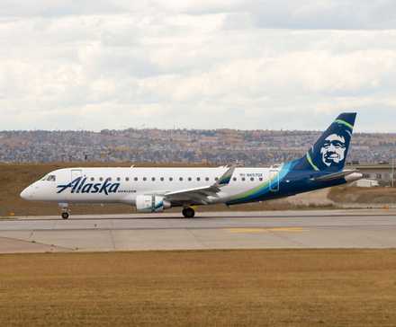 Alaska Horizon Embraer E175 Landing