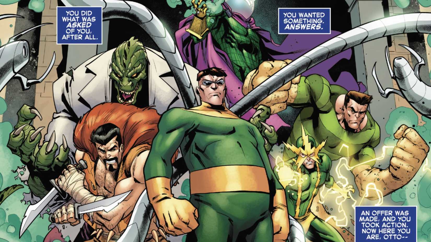 The Sinister Six emerges in Marvel Comics