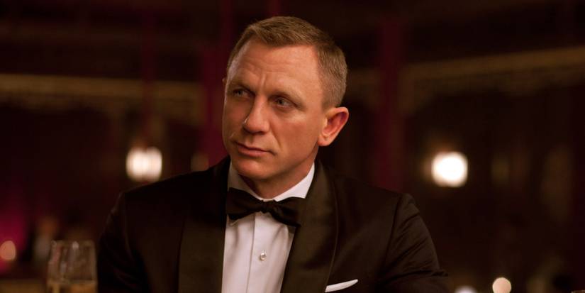 Daniel Craig as James Bond in a tux in Skyfall