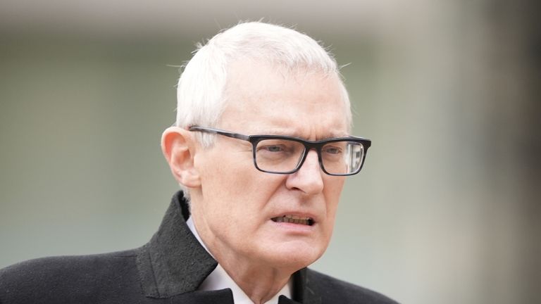 Jeremy Vine arrives at Liverpool Crown Court on Wednesday 5 November