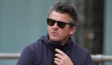 Joey Barton arrives at Liverpool Crown Court on November 3