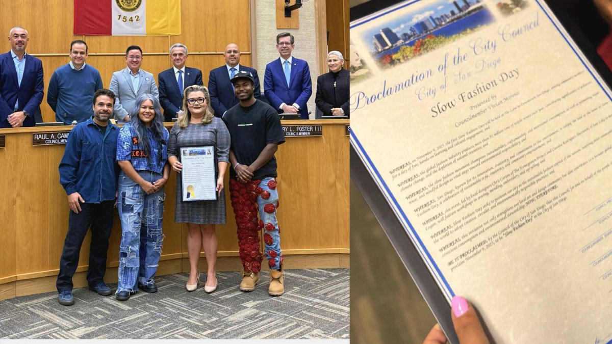 San Diego City Council declares second Sunday of November as Slow Fashion Day in San Diego – NBC 7 San Diego