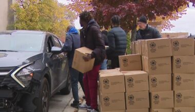 SNAP recipients in Chicago line up at food giveaways, uncertain when benefits will be loaded