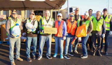 St. Mary's Food Bank record service Thanksgiving 2025...