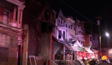 Man dead after flames tear through Strawberry Mansion home