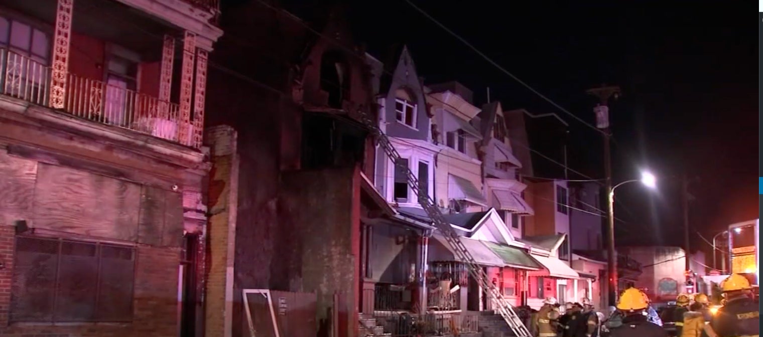 Man dead after flames tear through Strawberry Mansion home