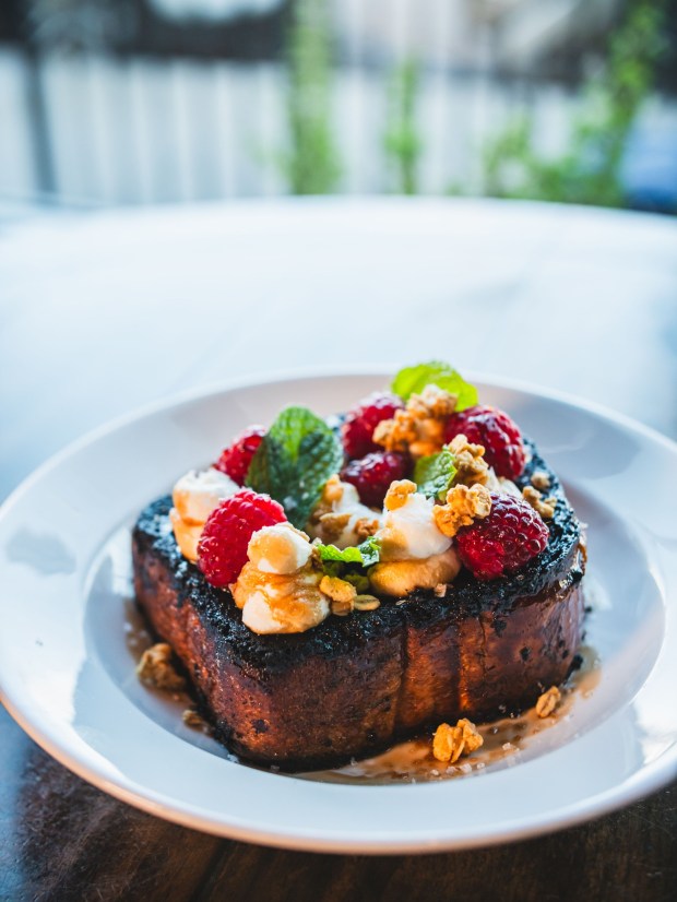 Spanish-style French toast at Little Fawn Restaurant & Cocktail in Oceanside. (Alex Malik)