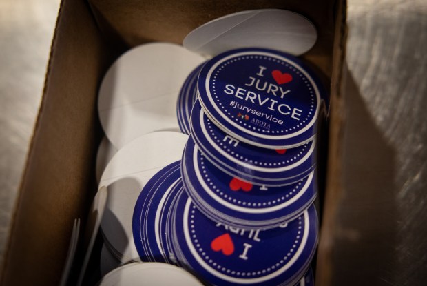 The jury lounge at the San Diego Central Courthouse on Thursday, Oct. 2, 2025 in San Diego, CA. (Ana Ramirez / The San Diego Union-Tribune)