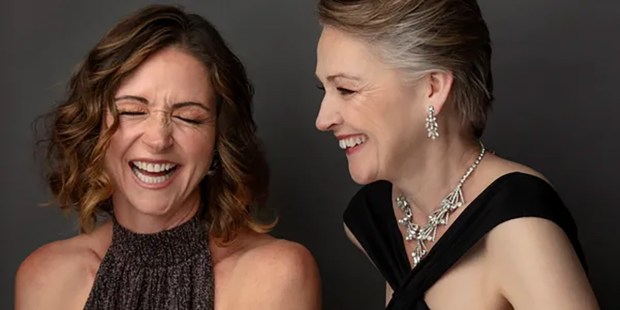 Melanie Lora, left, and Katie MacNichol co-host the podcast "Act Like a Mother." (Katie MacNichol)