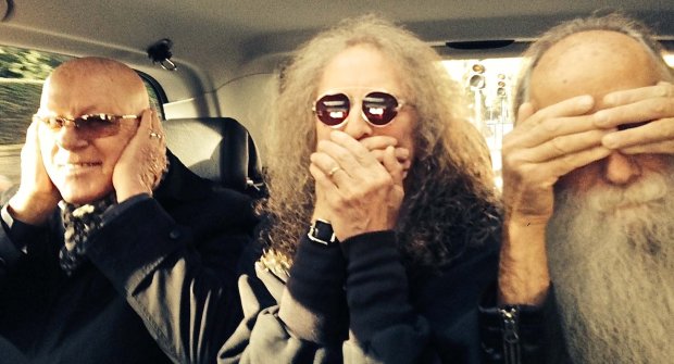 Drummer Russ Kunkel, guitarist Waddy Wachtel, and bassist Leland Sklar in the documentary "Immediate Family. (Magnolia Pictures)