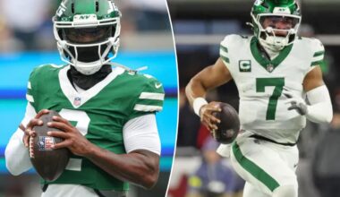 Jets finally benching Justin Fields for Tyrod Taylor in QB shakeup
