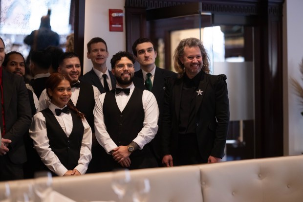 Even though serving food never halted during the first phase...