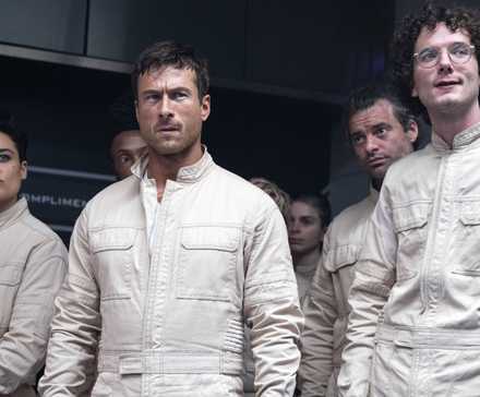 the-running-man-Katy-O'Brian-Glen-Powell-Martin-Herlihy