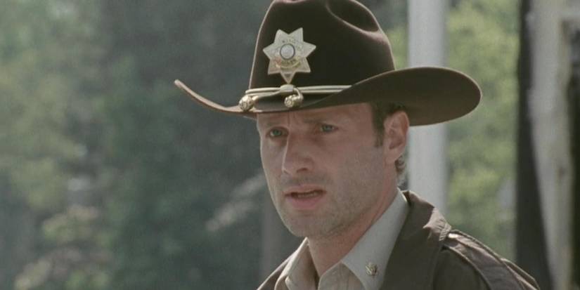 Rick Grimes (Andrew Lincoln) on The Walking Dead