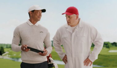 Tiger Woods stars in new commercial (Credit: PGA Tour 2K)