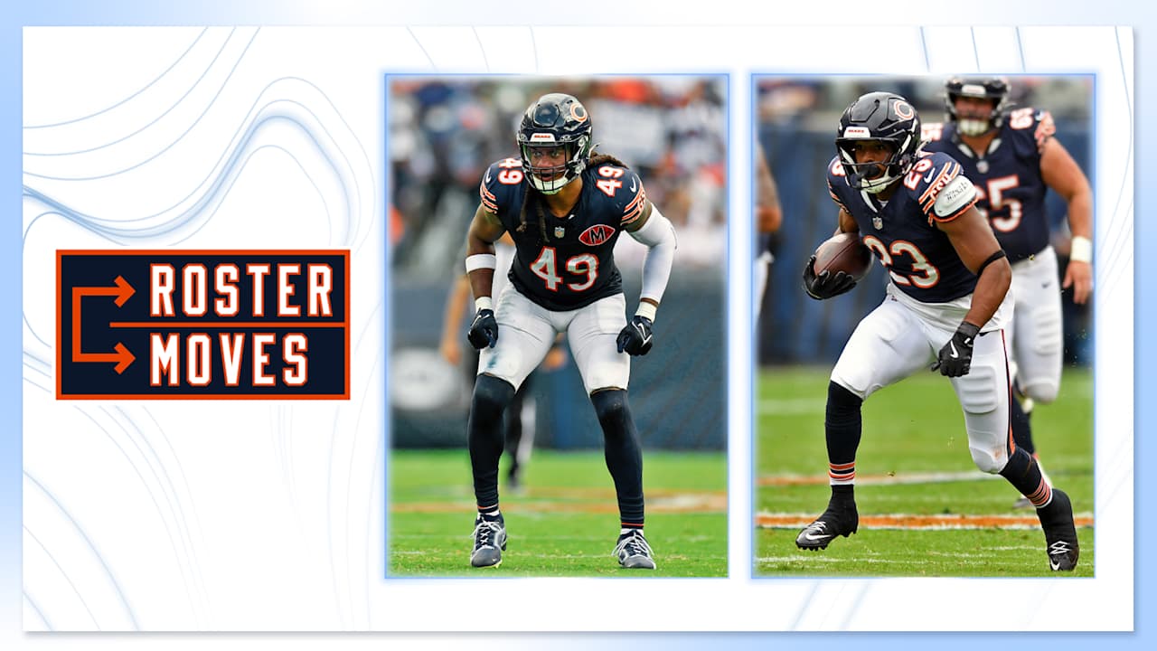 Chicago Bears announce series of roster moves