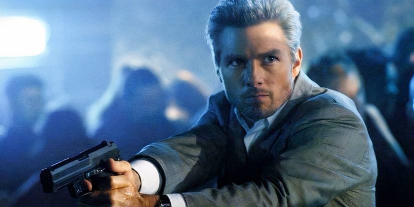 Tom Cruise with a gun in Collateral