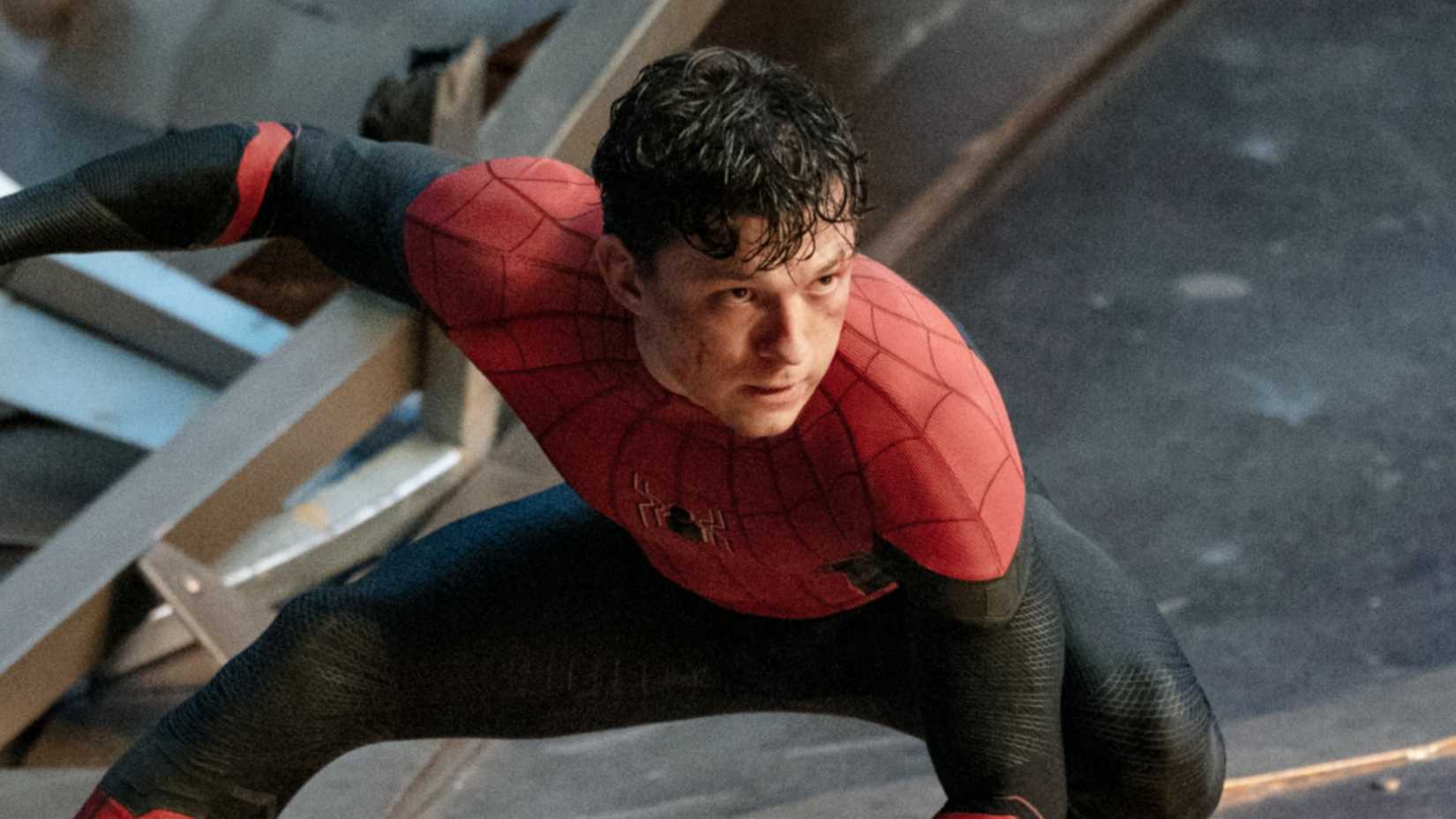 Tom Holland as Peter Parker unmasked in Spider-Man No Way Home