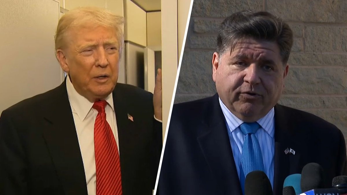 President Trump, Gov. Pritzker war of words intensifies – NBC Chicago