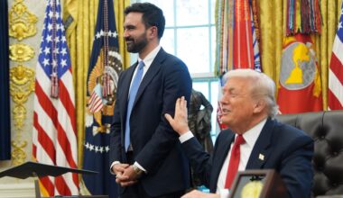 President Donald Trump speaks after meeting with New York City Mayor-elect Zohran Mamdani in the Oval Office on Friday, Nov. 21, 2025, in Washington, D.C.