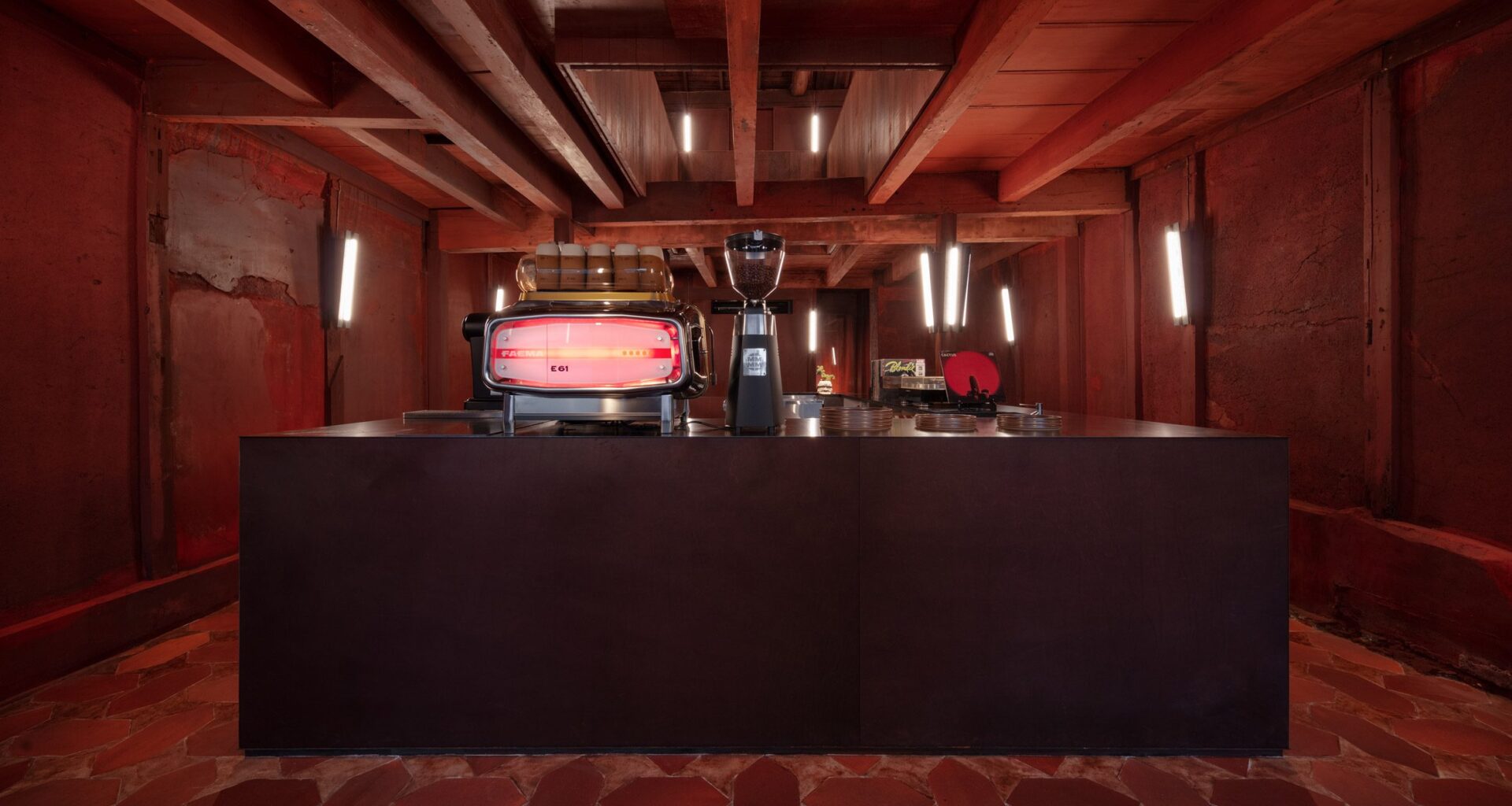 UNC Studio's Challe cafe in Kyoto fuses Japanese and Mexican design