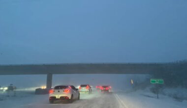 Consider postponing travel as potent snow squalls create hazardous conditions