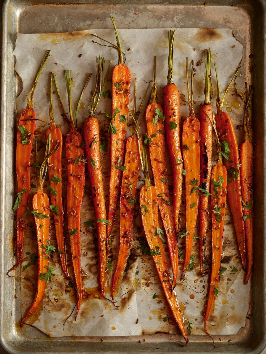 These honey-roasted carrots make a great addition to your Thanksgiving table.